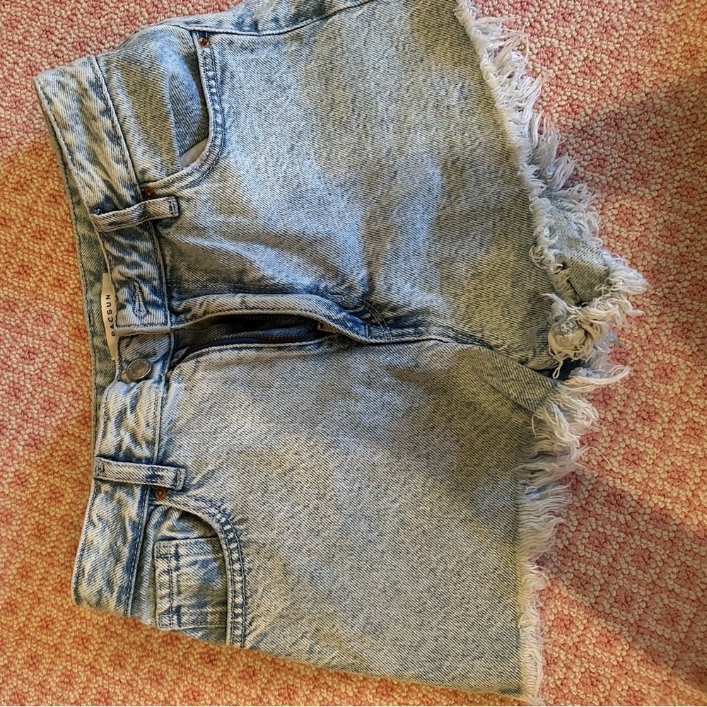 Pacsun high rise denim shorts